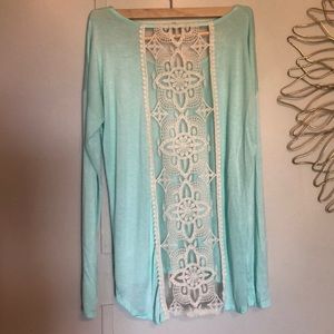 Pretty Lace Back Top